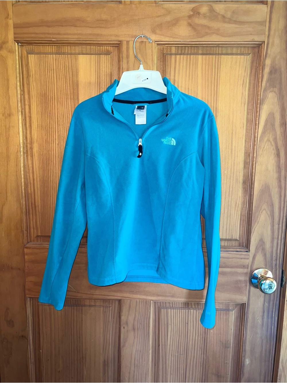The North Face Women’s Teal Quarter-Zip Fleece Pullover